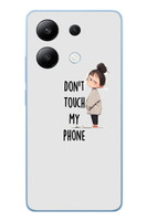 Le Balvo Redmi Note 13 4G Uyumlu Telefonuma Dokunma Baskılı Silikon Kılıf