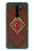 Le Balvo Redmi Note 8 Pro Uyumlu Türkiye Bayraklı Halı Baskılı Silikon Kılıf