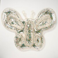 Sunnylife Cotton Candy Şeffaf Simli Çocuk Kelebek Deniz ve Havuz Yatağı