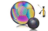 Sge Teknoloji Profesyonel Fosforlu Işık Yansıtıcılı 5 Numara Futbol Topu Pompa Dahil