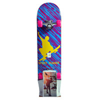 Xslide SkateBoard Kaykay Mor Sarı