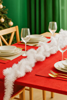 Waldern Yılbaşı Ağacı Gürleştirici Şerit Yılbaşı Çam Dalı Garland Beyaz 5 M