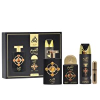 Lattafa Pride Al Qiam Gold EDP 100 ml + EDP 20 ml +  Deodorant 200 ml Unisex Parfüm Seti