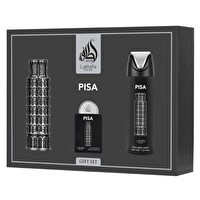 Lattafa Pride Pisa EDP 100 ml +  EDP  20 ml + 200 ml Body Shower Erkek Parfüm Seti