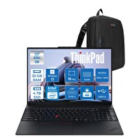 Lenovo Thinkpad E16 Gen 3 Ultra 5 225U 16" 32 GB RAM DDR5 4 TB SSD Wuxga W11Home Notebook 21SR006VTXH15 - Zetta Çanta