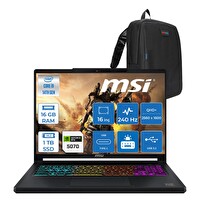MSI Crosshair 16 HX E14WGK Core i9 14900HX 16" 16 GB 1 TB SSD RTX5070 FreeDOS Oyuncu Bilgisayarı 046XTRF02-Zetta Çanta