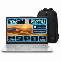 Asus Vivobook 15 X1504MA-BQ015WS4 Intel Core 7 350 15.6" 32 GB RAM 512 GB SSD IPS FHD W11Home Notebook + Snertech Çanta