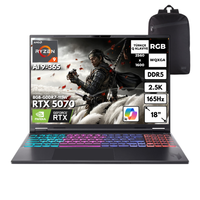 Acer Nitro 18 Ryzen AI 9-365 64 GB RAM 1 TB SSD 8 GB RTX5070 18" WQXGA FreeDOS Notebook-S.Çantası NH.QYJEY.002HMF2