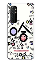 Le Balvo Xiaomi Mi 10 Lite Uyumlu Mutlu Happy Baskılı Silikon Kılıf