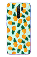 Le Balvo Redmi 9 Uyumlu Ananaslar Baskılı Silikon Kılıf