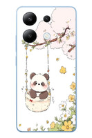 Le Balvo Redmi Note 13 4G Uyumlu Sallanan Panda Baskılı Silikon Kılıf