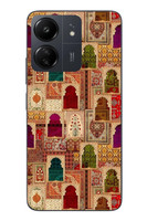 Le Balvo Redmi 13C Uyumlu Seccadeler Baskılı Silikon Kılıf