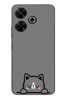 Le Balvo Redmi 13 Uyumlu Uyuyan Kedi Baskılı Silikon Kılıf