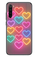 Le Balvo Redmi Note 8 Uyumlu Neon Kalpler Baskılı Silikon Kılıf