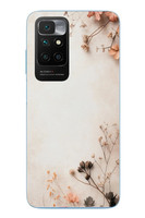 Le Balvo Redmi 10 2022 Uyumlu Kuru Dallar Baskılı Silikon Kılıf