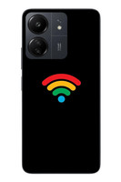 Le Balvo Redmi 13C Uyumlu Wifi Simgesi Baskılı Silikon Kılıf