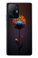 Le Balvo Xiaomi Mi 11 T-11 T Pro Uyumlu Büyülü Çiçek Baskılı Silikon Kılıf