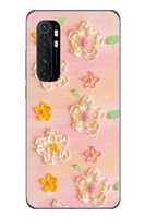 Le Balvo Xiaomi Mi 10 Lite Uyumlu Pastel Papatya Baskılı Silikon Kılıf
