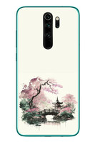 Le Balvo Redmi Note 8 Pro Uyumlu Japon Bahçesi Baskılı Silikon Kılıf