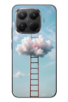 Le Balvo Xiaomi Mi 15T Pro Uyumlu Buluta Çıkan Merdiven Baskılı Silikon Kılıf