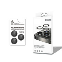 Başkenttekno iPhone 18 Pro Max CL-12 Premium Safir Parmak İzi Bırakmayan Anti-Reflective Kamera Lens Titanyum Siyah