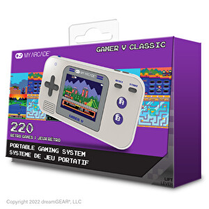 My Arcade Gamer V Retro Konsol 220 Oyun Gri Mor