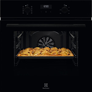 Electrolux EOD5C70BZ 500 Serisi SurroundCook SteamBake Buhar İlaveli AquaClean Temizlemeli 65 lt Siyah Cam Ankastre Fırın
