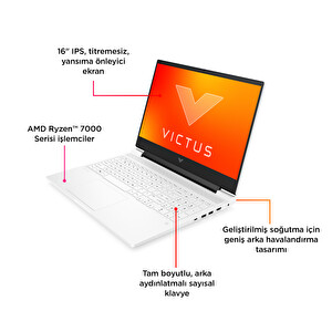 HP Victus 16-S0020nt Ryzen5-7640hs 16gb 512gb Ssd 6gb Rtx 4050