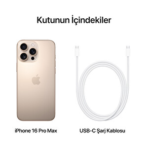Apple iPhone 16 Pro Max 1TB Çöl Titanyum Akıllı Telefon Fiyatı ve