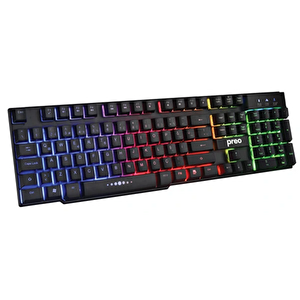 Preo MG51 Rainbow Aydınlatma Kablolu Türkçe Q Gaming Klavye Siyah