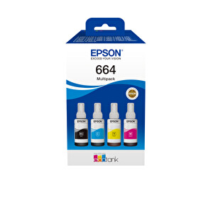 Epson C13T66464A (664) 4 Renk Multipack L550/ L200/L220/ L355/ L365