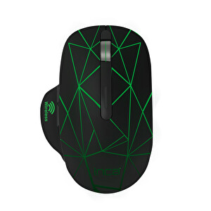 Inca IWM-551 Rechargeable 4 Led Illuminated Silent Type-c & Usb Wireless Mouse