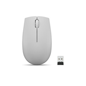 Lenovo 300 Wireless Arktık Gri Compact Mouse