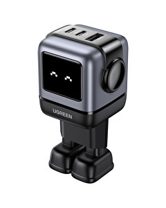Ugreen CD361 25685B Nexode RG 65W Robot Gan Hızlı Şarj Cihazı