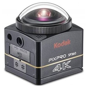 Kodak Pixpro SP360 4K VR Aksiyon Kamera Wİ-Fİ ve 4K Aqua Paket Siyah