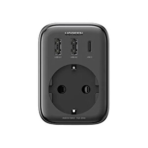 Ugreen 10.000 Mah Pd 3.0 Hızlı Şarj Powerbank 1xusb-c 2xusb-a 25742 Siyah