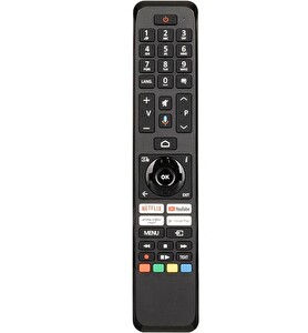 Electroon Toshiba CT-8563 Netflix- Prime Video-Google Play Tuşlu Ses Komutlu LED TV Kumandası