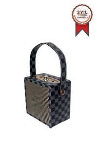 Torima X2 Taşınabilir Wooden Case Mavi Bluetooth Hoparlör