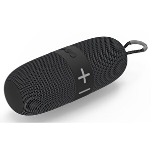 Shaza 16W Ekstra Bass Dahili Mikrofon AUX SD Kart USB Girişli Gri Wireless Hoparlör