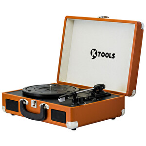Ktools Nostalgie K344 Bluetoothlu Çanta Kahverengi Pikap