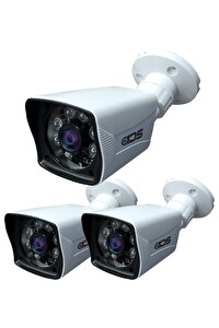 IDS 5 MP Lensli 1080p Fullhd AHD Su Geçirmez Gece Görüşlü Güvenlik Kamerası 3 Adet DS-2021HD3