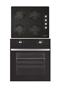 Alveus Yakamoz Si̇yah Ankastre Set (ALV MFA 604 + ALV GLS 640)