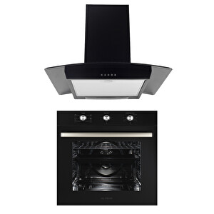Alveus Apple Si̇yah Ankastre Set (ALV MFA 614 + İBER)