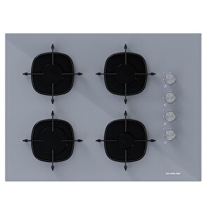 Silverline CS5665S01 65 CM Gri Cam Ankastre Ocak
