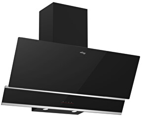Tommatech TDE9001BG 90 CM Siyah Cam Duvar Tipi Davlumbaz