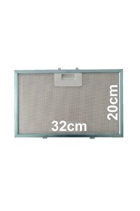 320×200 mm Davlumbaz Metal Yağ Filtresi – Bosch, Siemens 11010164 Tel Filtre 20×32