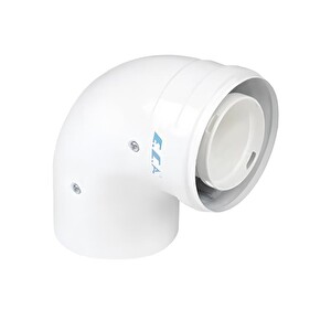 ECA AB63 Felis 90 Derecelik Ø80/125 MM 50/65 kW Dirsek