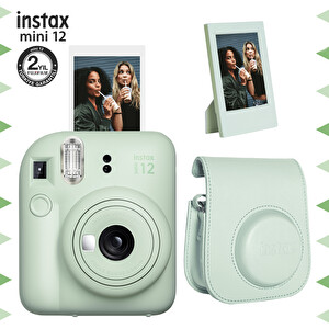 Fujifilm Instax Mini 12 Yeşil Şipşak Fotoğraf Makinesi - Çerçeve