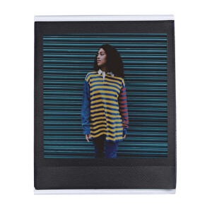 Resim Fujifilm Instax SQ1 Buz Mavi Fotoğraf Makinesi 20'li Kare Film Deri Kılıf Pleksi Çerçeve ve Kıskaçlı Stand 