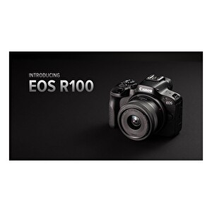 Canon EOS R100 RF-S 18-45 MM STM Aynasız Fotoğraf Makinesi (Canon